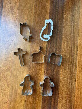 Seven (7) Cookie Cutters
